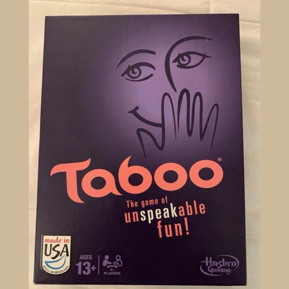 Hasbro Taboo Board Game Party Date Night Fun College Dorm Game